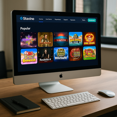 Staxino - Desktop Platform Screenshot - Brukervennlig Design
