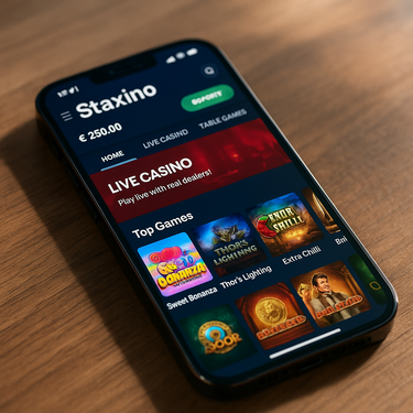 Staxino - Mobile Platform Screenshot - Responsiv Design